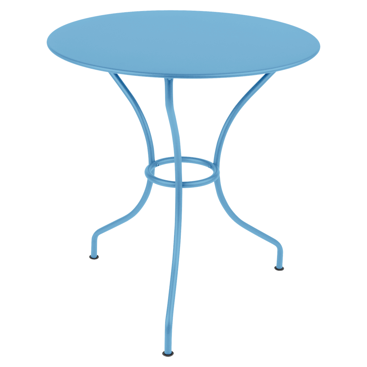 Table ronde 67cm OPERA + Fermob bleu maya