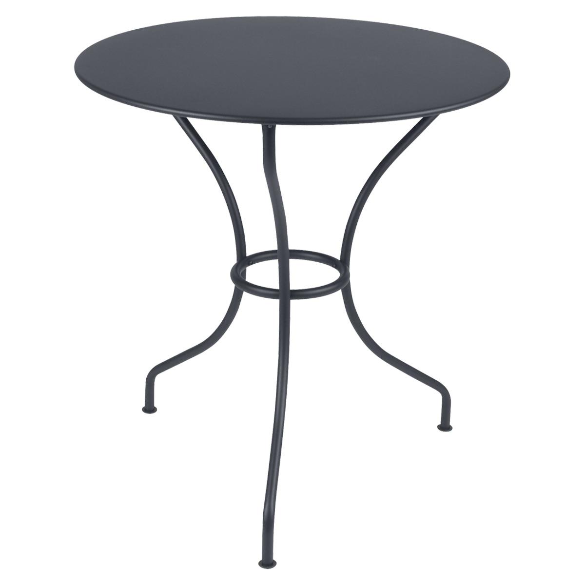 Table ronde 67cm OPERA+ Fermob carbone