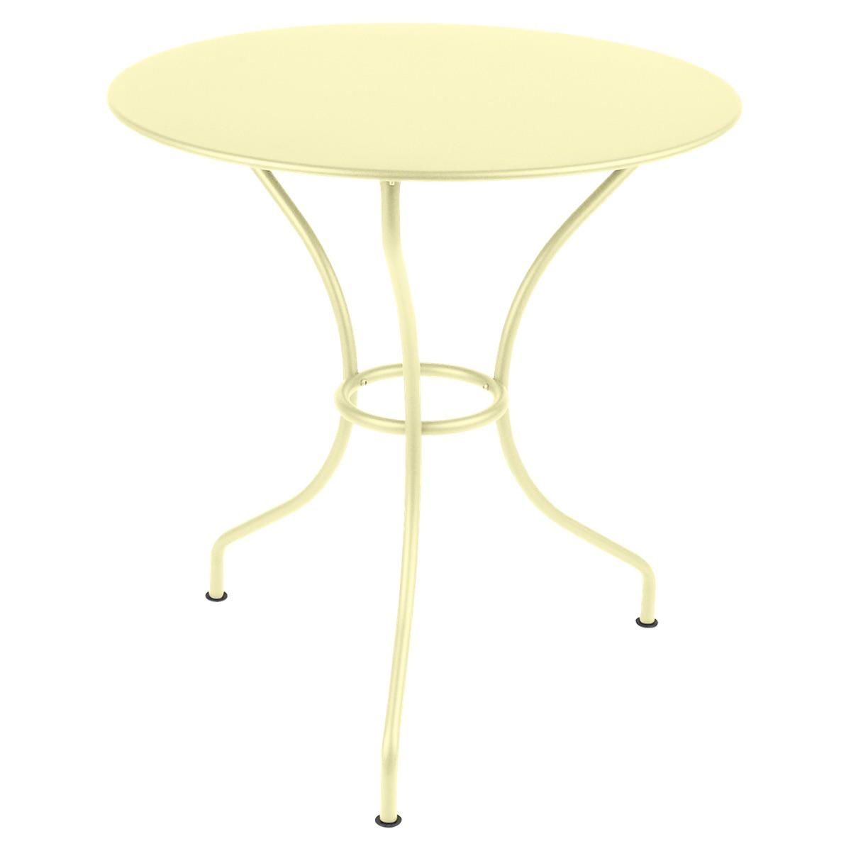 Table ronde 67cm OPERA+ Fermob citron givré