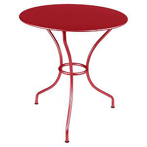 Table ronde 67cm OPERA+ Fermob coquelicot
