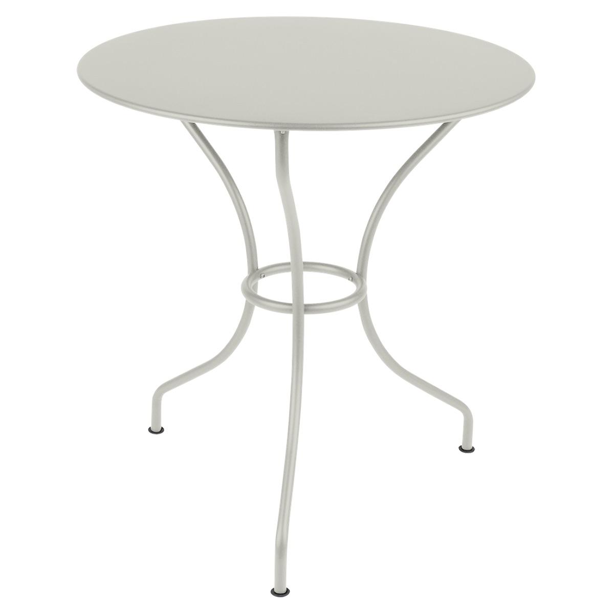 Table ronde 67cm OPERA+ Fermob gris argile