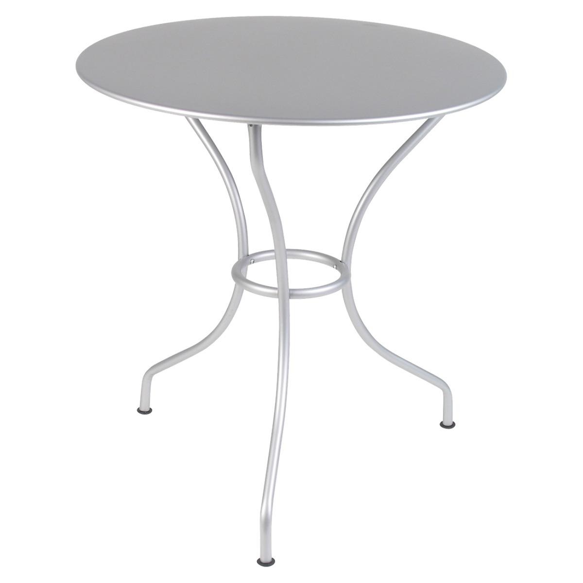 Table ronde 67cm OPERA+ Fermob gris métal