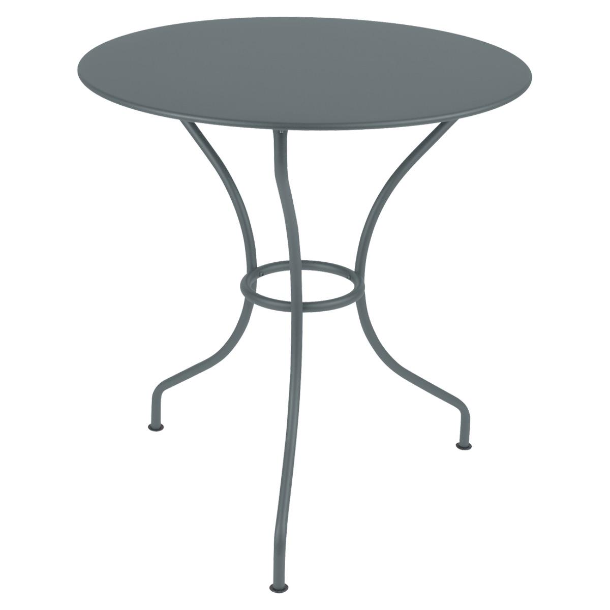Table ronde 67cm OPERA+ Fermob gris orage
