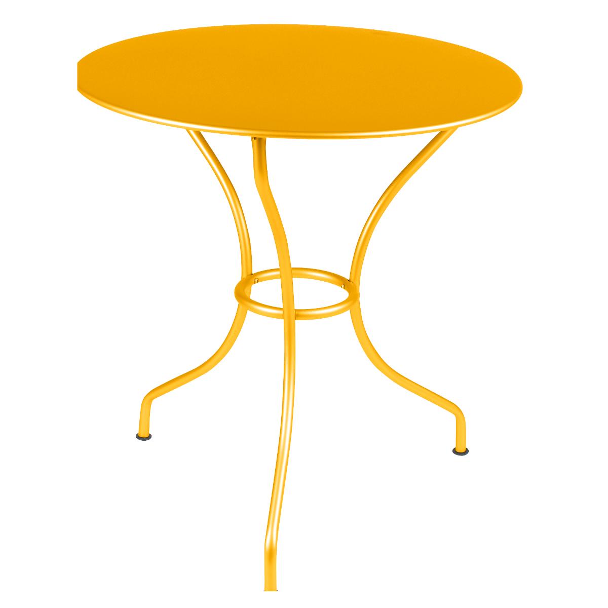 Table ronde 67cm OPERA + Fermob miel NEW