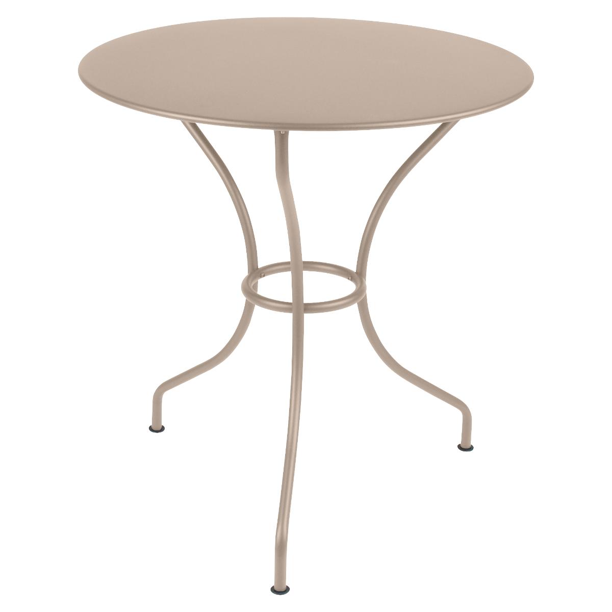 Table ronde 67cm OPERA + Fermob muscade 