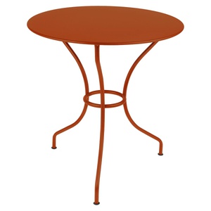 Table ronde 67cm OPERA+ Fermob orange confite