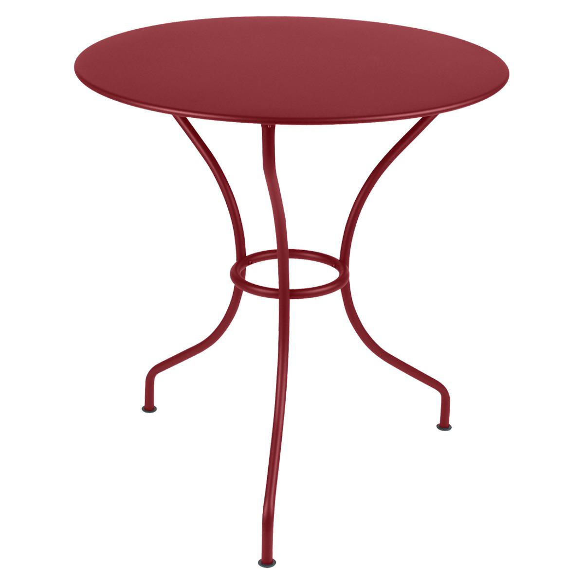 Table ronde 67cm OPERA+ Fermob piment