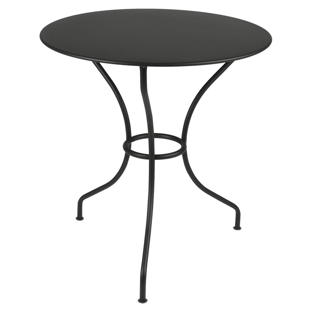 Table ronde 67cm OPERA+ Fermob réglisse
