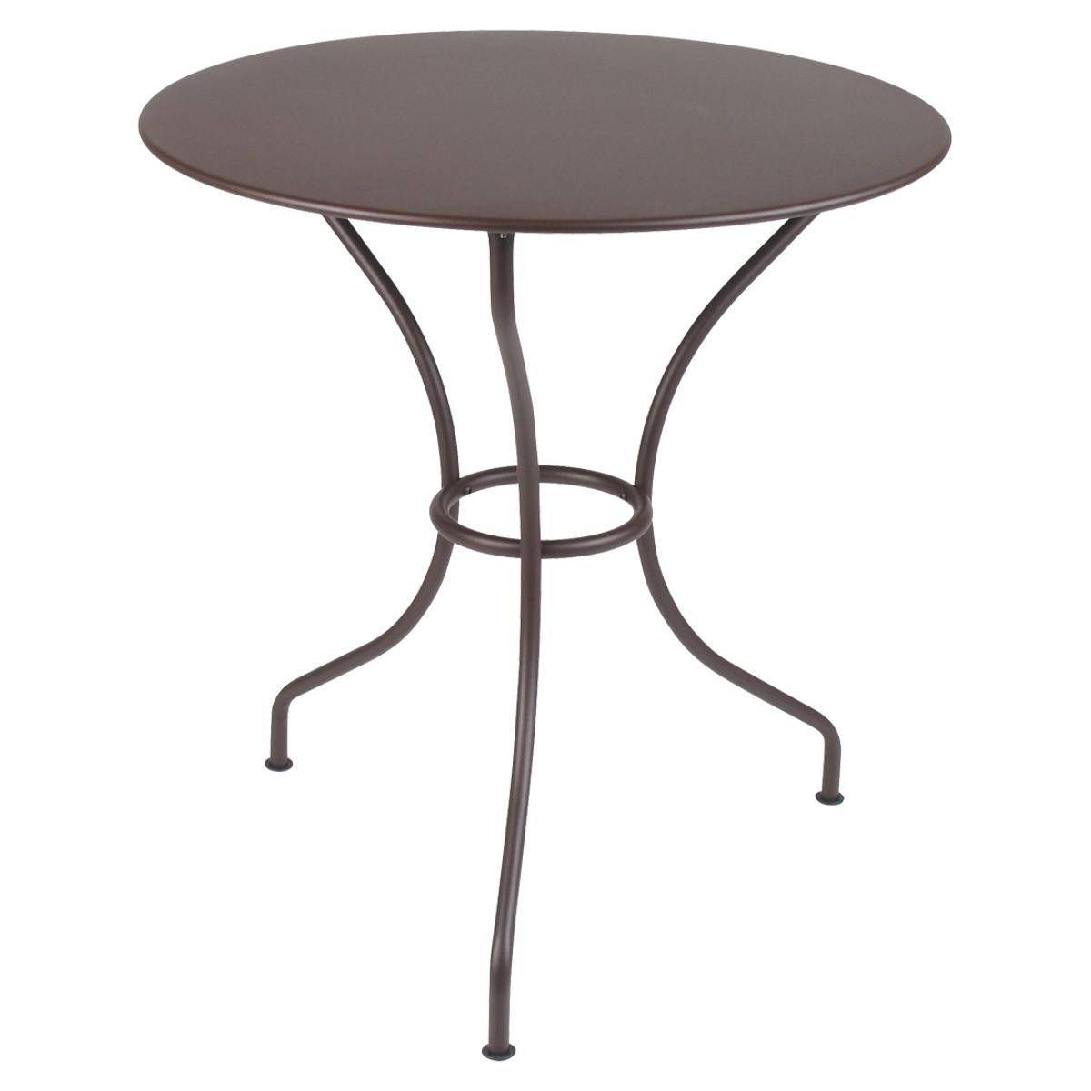Table ronde 67cm OPERA+ Fermob rouille