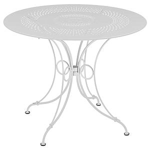 Table ronde 96cm 1900 Fermob blanc coton