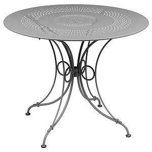Table ronde 96cm 1900 Fermob gris métal