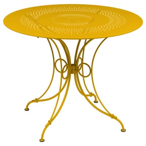 Table ronde 96cm 1900 Fermob miel NEW 