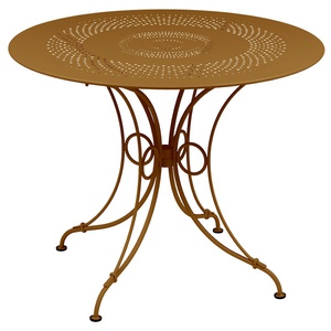 Table ronde 96cm 1900 Fermob pain d'épices 