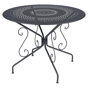 Table ronde 96cm MONTMARTRE Fermob carbone
