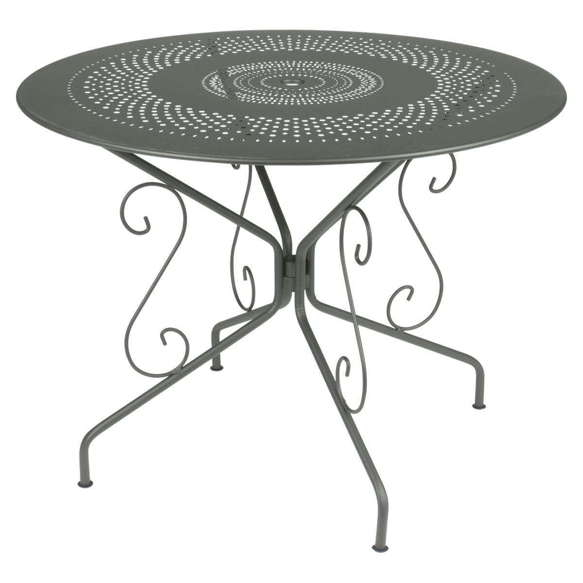 Table ronde 96cm MONTMARTRE Fermob romarin