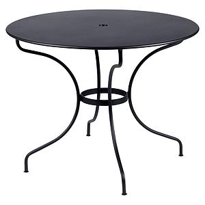 Table ronde 96cm OPERA + Fermob carbone