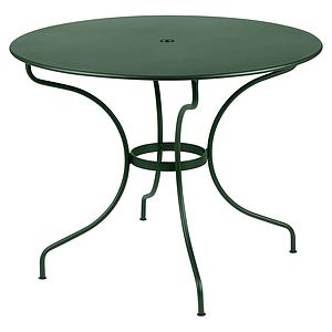 Table ronde 96cm OPERA + Fermob cèdre