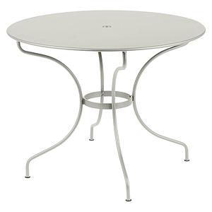 Table ronde 96cm OPERA + Fermob gris argile