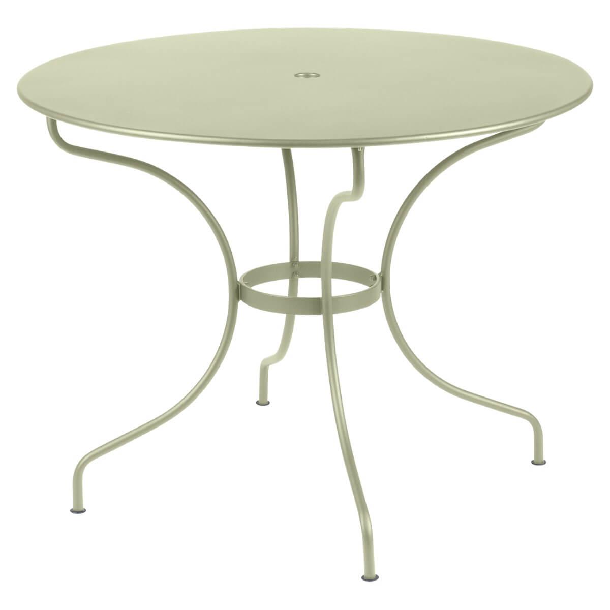 Table ronde 96cm OPERA + Fermob tilleul