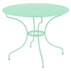 Table ronde 96cm OPERA + Fermob vert opaline