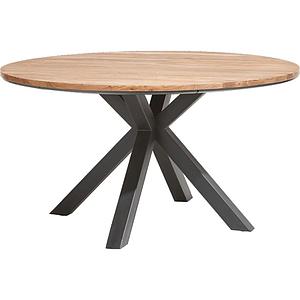 Table ronde COLOMBO Xooon bois Kikar smoked 150cm