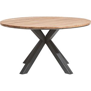 Table ronde COLOMBO Xooon bois Kikar smoked 150cm