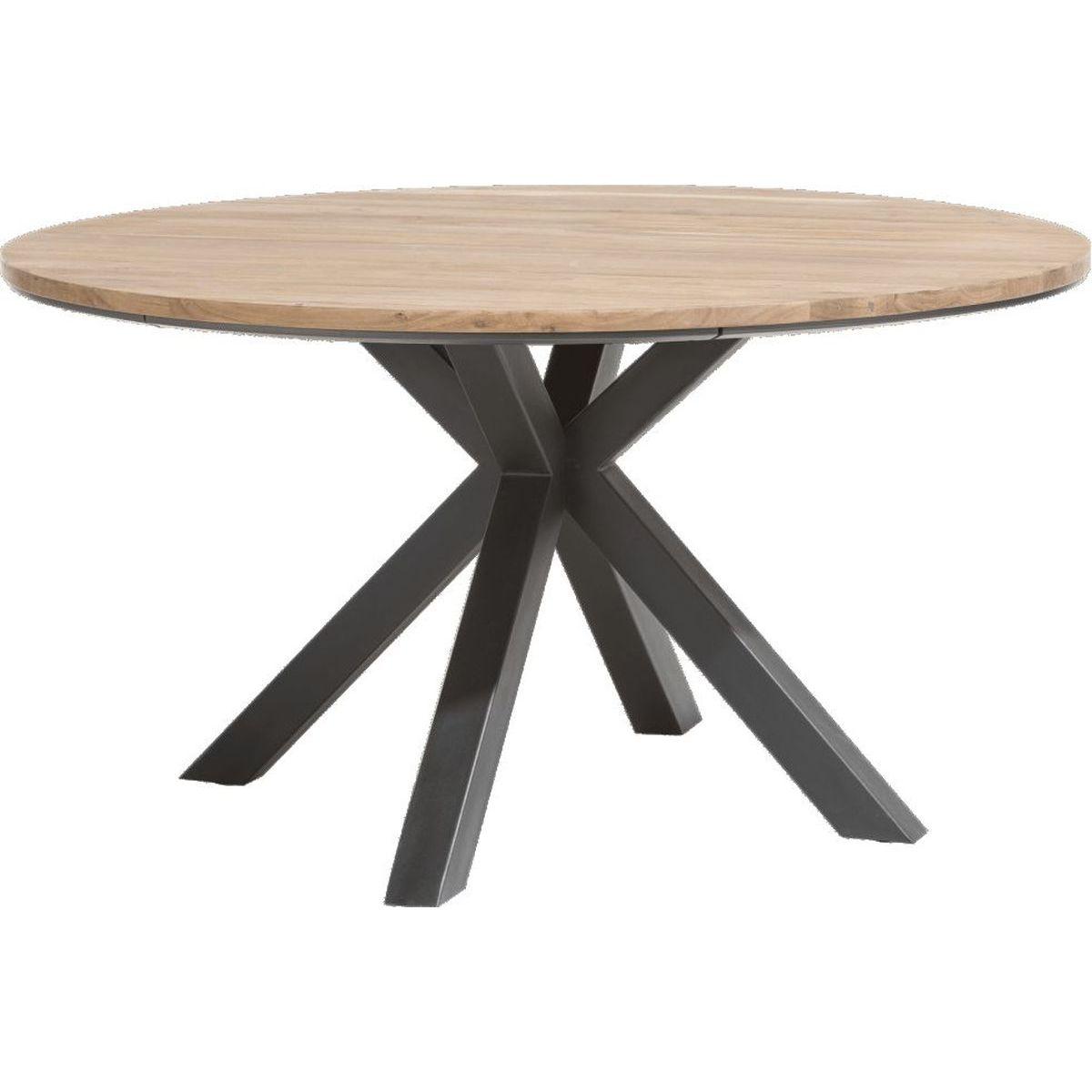 Table ronde COLOMBO Xooon Chêne railway brown 150cm