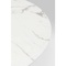 Table SCHICKERIA Kare Design blanc marbré Dia 110cm