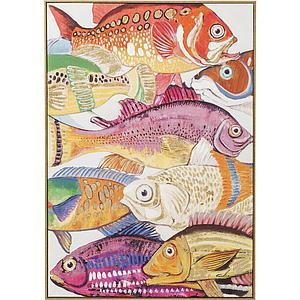 Tableau 100x70cm TOUCHED FISH MEETING ONE Kare Design