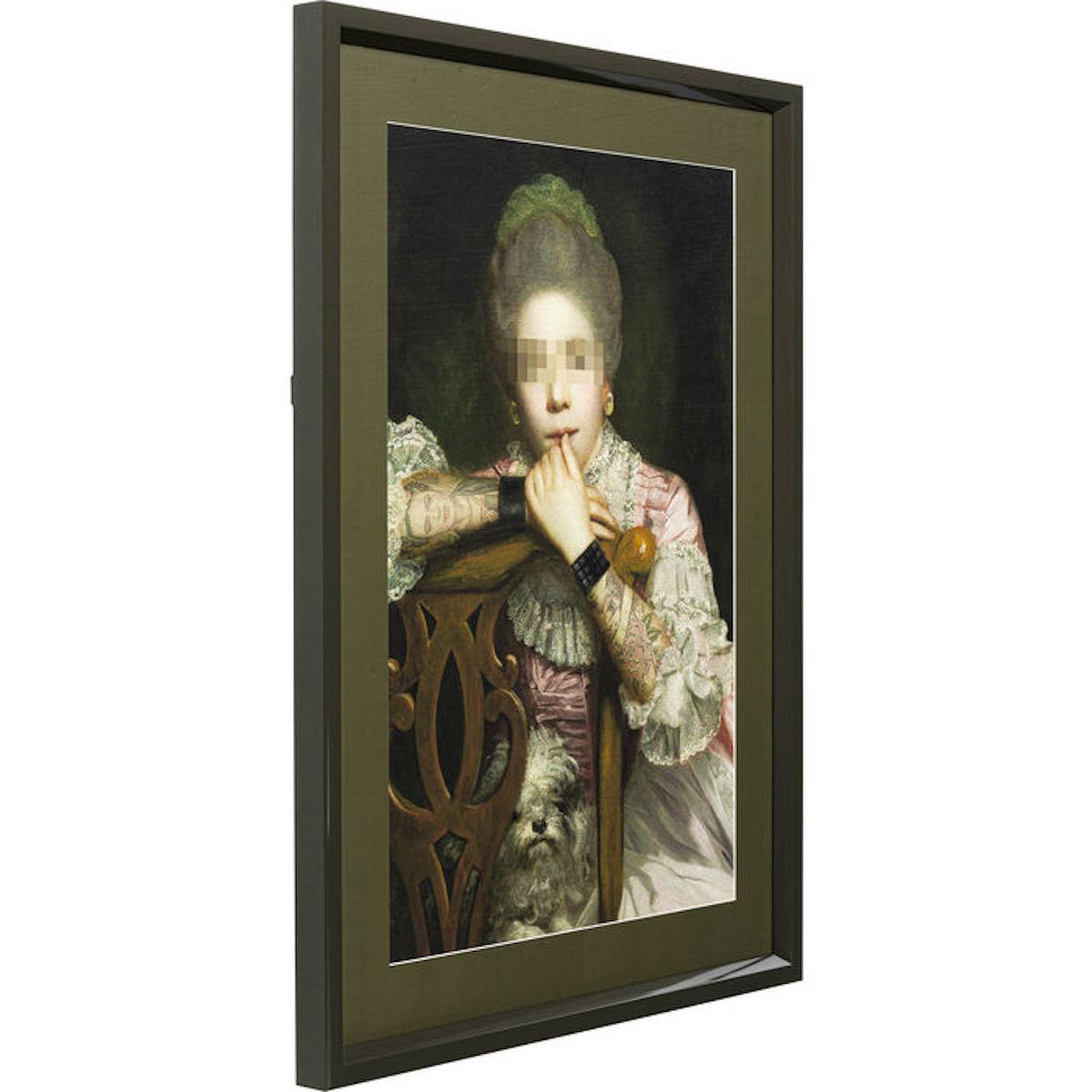 Tableau 112x82cm FRAME INCOGNITO SITTING COUNTESS Kare Design