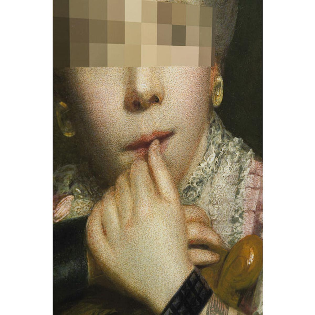 Tableau 112x82cm FRAME INCOGNITO SITTING COUNTESS Kare Design