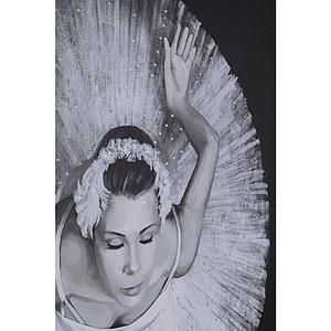 Tableau 120x100cm DANCING BALLERINA Kare Design