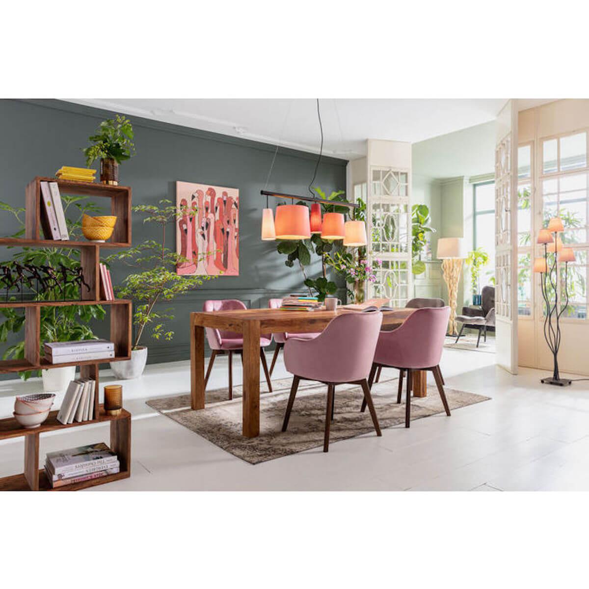 Tableau 120x90cm TOUCHED FLAMINGO MEETING Kare Design