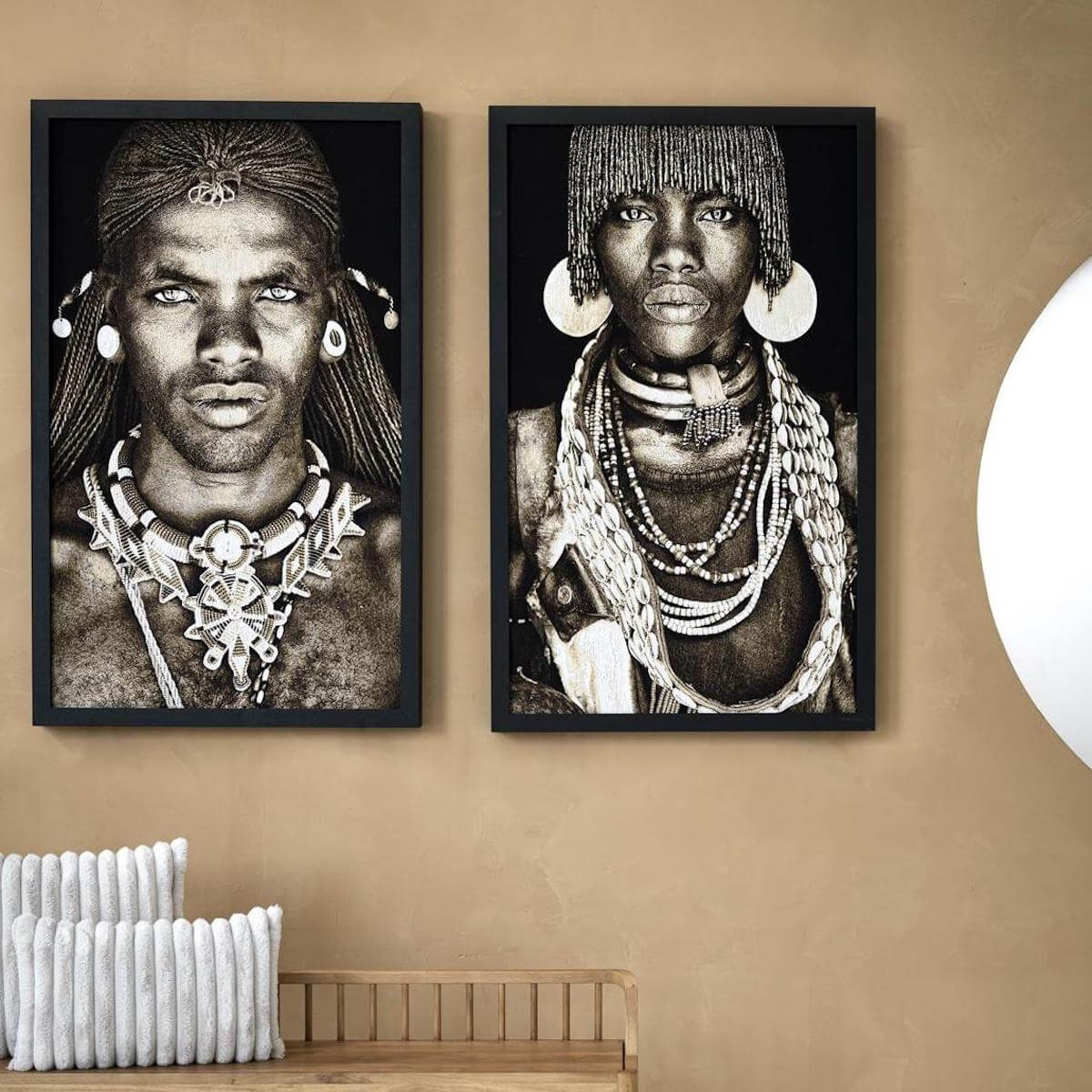 Tableau 125x75cm HAMAR WOMAN Coco Maison
