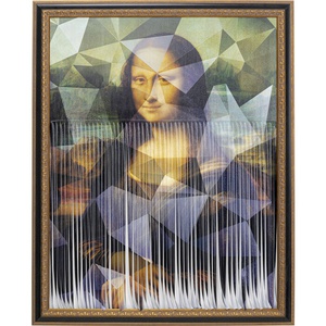 Tableau 130x163cm MADEMOISELLE LISA Kare Design