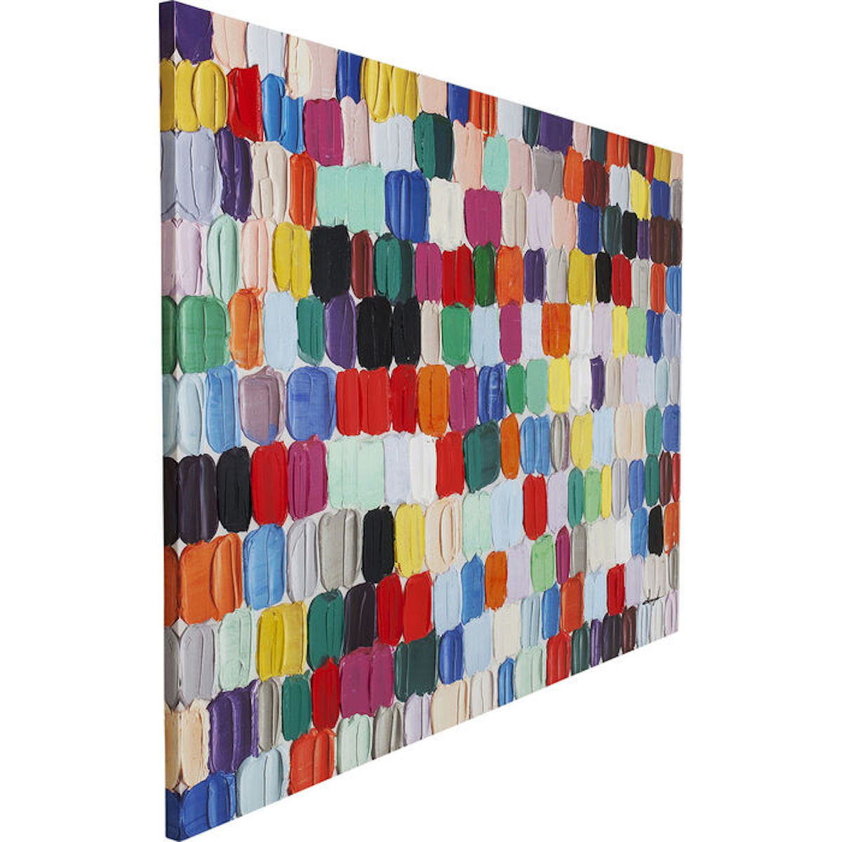 Tableau 140x200cm TOUCHED COLORFUL DOTS Kare Design