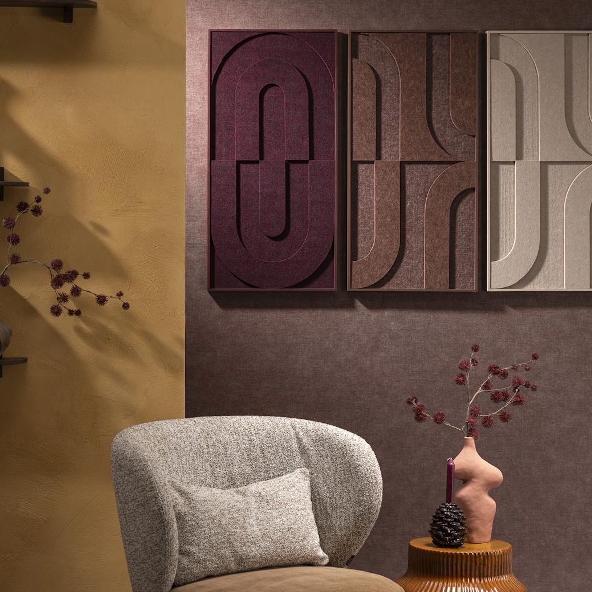 Tableau 48x96cm JACE Coco Maison Crème