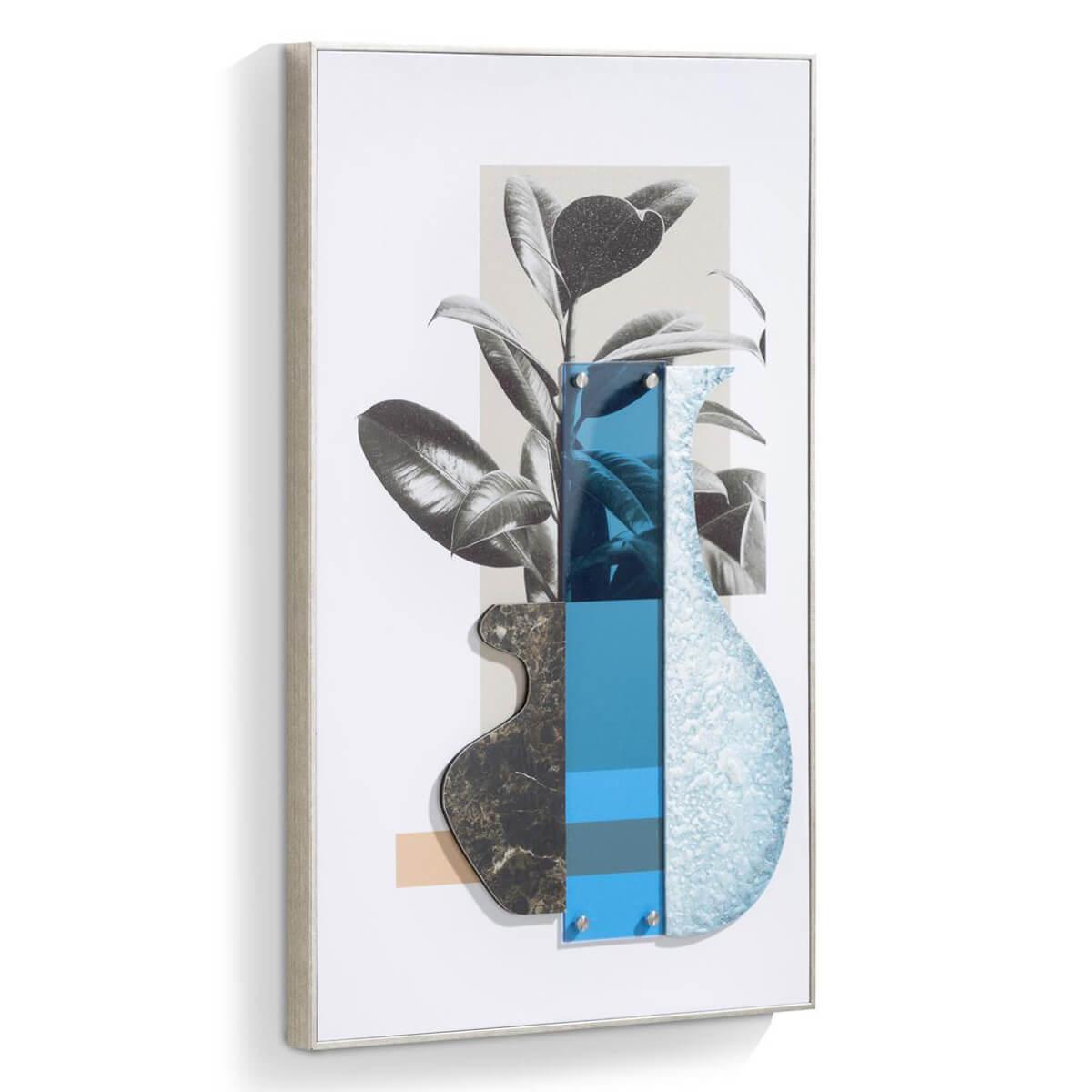 Tableau 50x80cm SEVENTIES BLUE Coco Maison