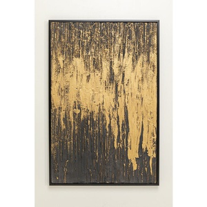 Tableau 80x120cm ABSTRACT Kare Design noir