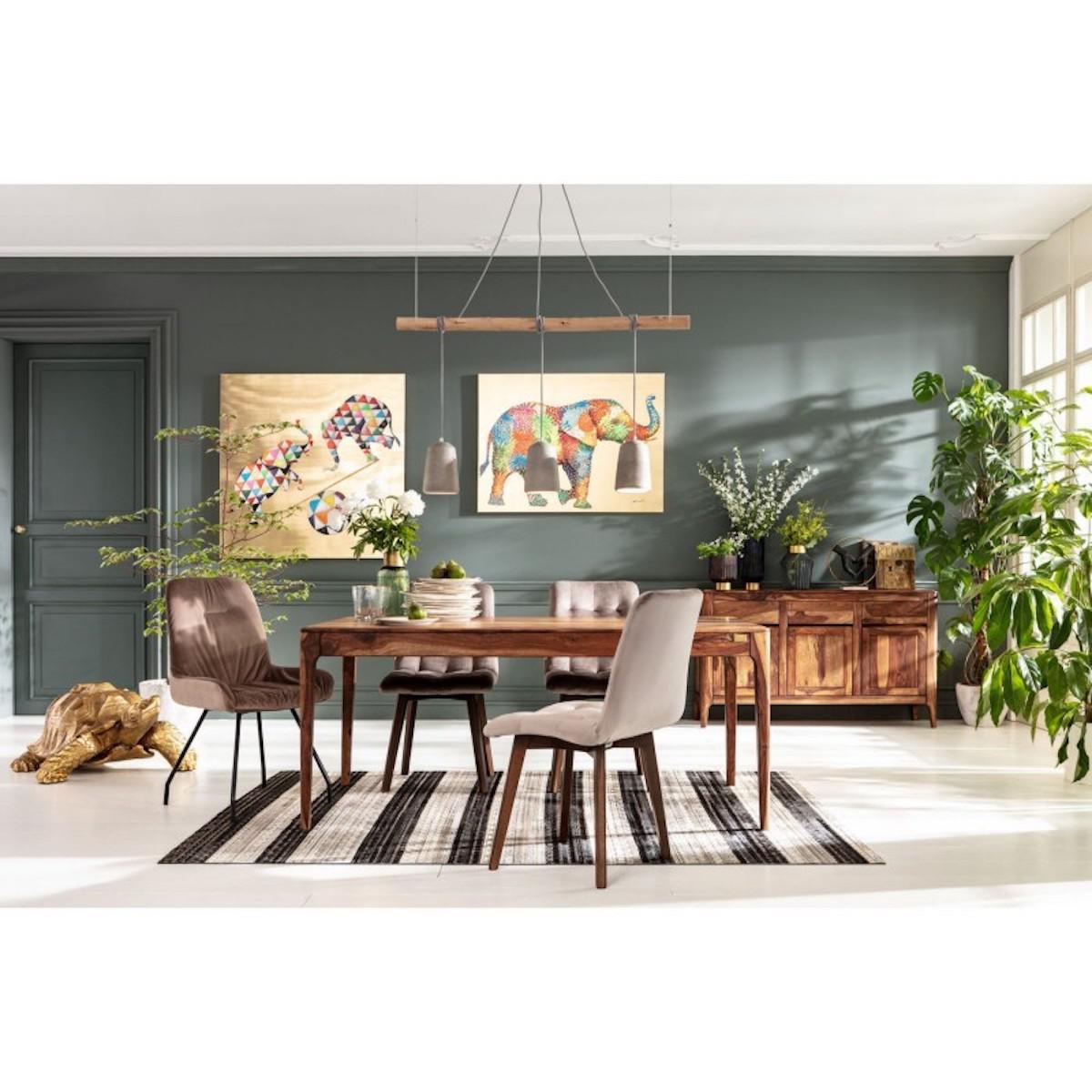 Tableau 90x120cm TOUCHED FLOWER ELEFANT Kare Design