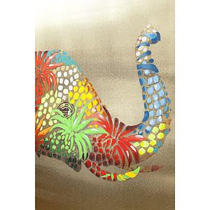 Tableau 90x120cm TOUCHED FLOWER ELEFANT Kare Design
