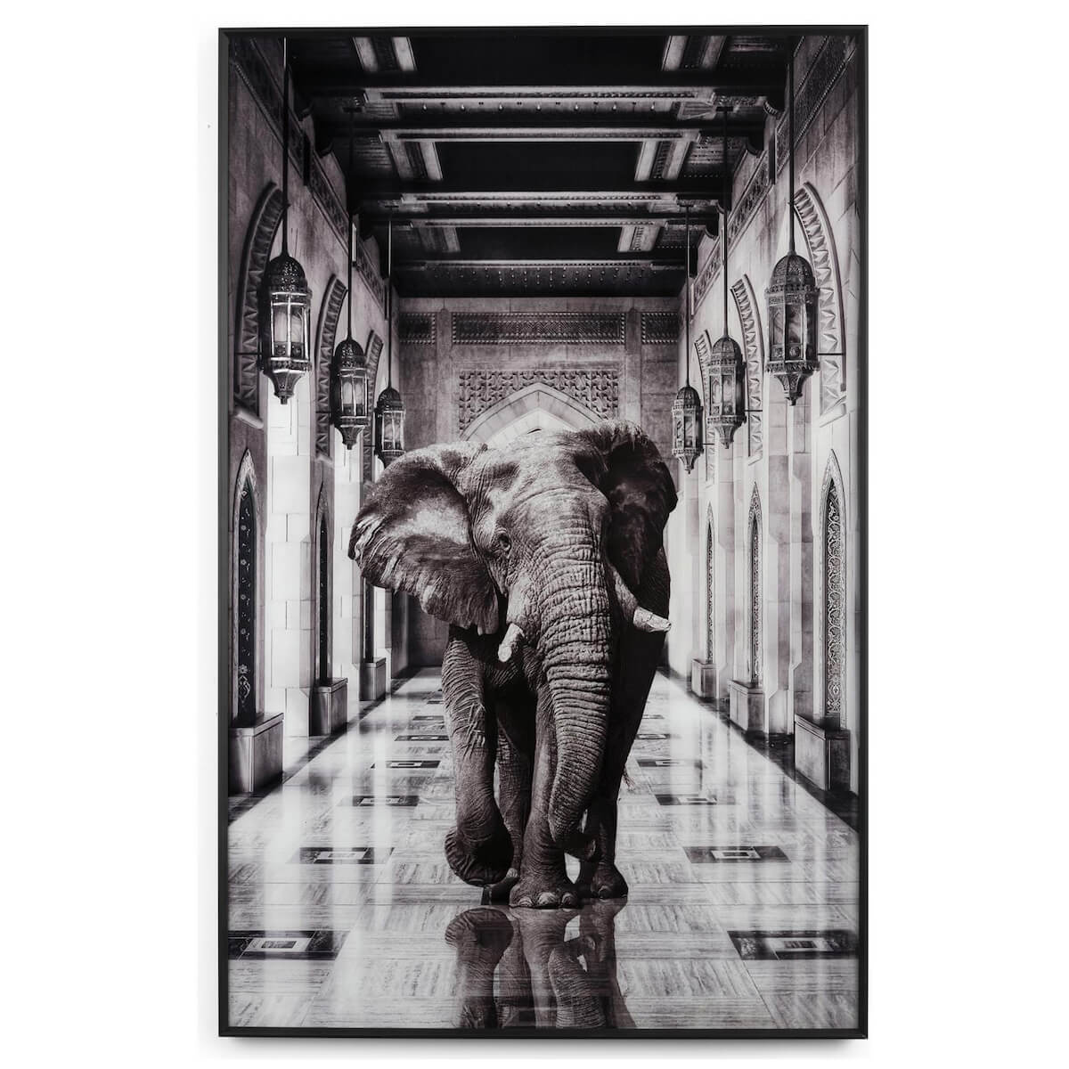 Tableau 90x140cm WALK. ELEPHANT Coco Maison