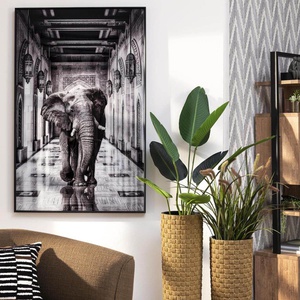 Tableau 90x140cm WALK. ELEPHANT Coco Maison