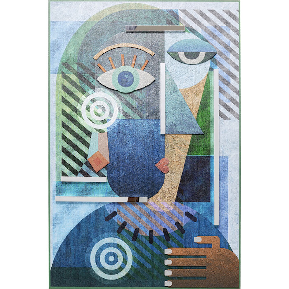 Tableau décoratif 100x150cm GEOMETRIC WOMAN Kare Design