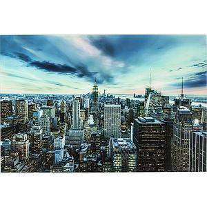 Tableau en verre 120x160cm NEW YORK SUNSET Kare Design