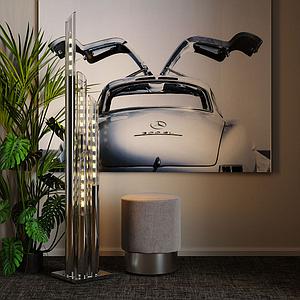 Tableau en verre 120x160cm OLDTIMER BACK Kare Design