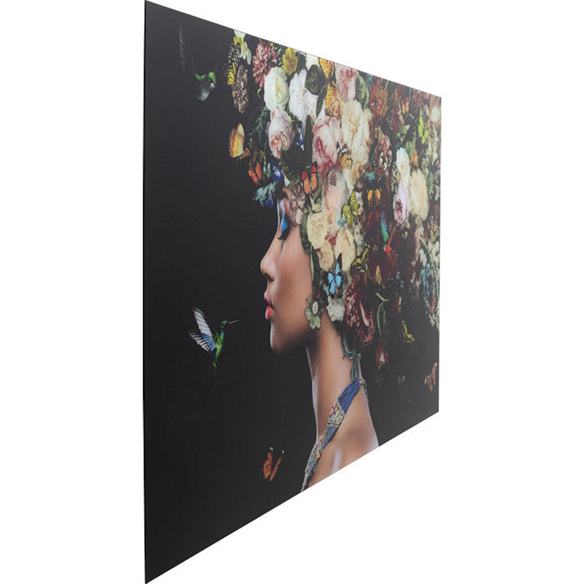 Tableau en verre 150x100cm BUNCH FLOWERS Kare Design
