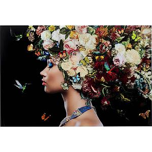 Tableau en verre 150x100cm BUNCH FLOWERS Kare Design