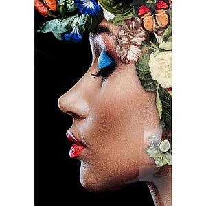 Tableau en verre 150x100cm BUNCH FLOWERS Kare Design