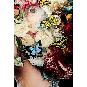 Tableau en verre 150x100cm BUNCH FLOWERS Kare Design